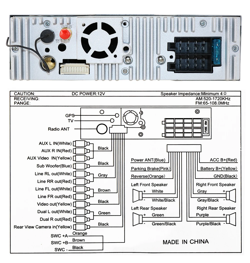

GPS, Bluetooth, 8 , SD-, 1 Din