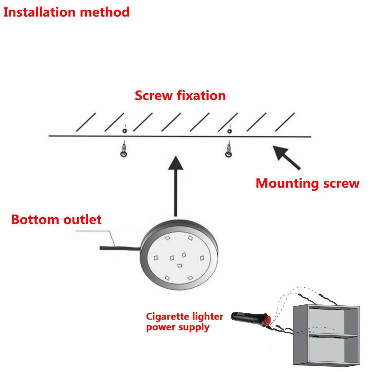 

10pcs 12V Car Camper Interior LED Spot Light Ceiling Cabin Dimmable Wall Lamp Downlight For RV Caravan Boat Motorhome