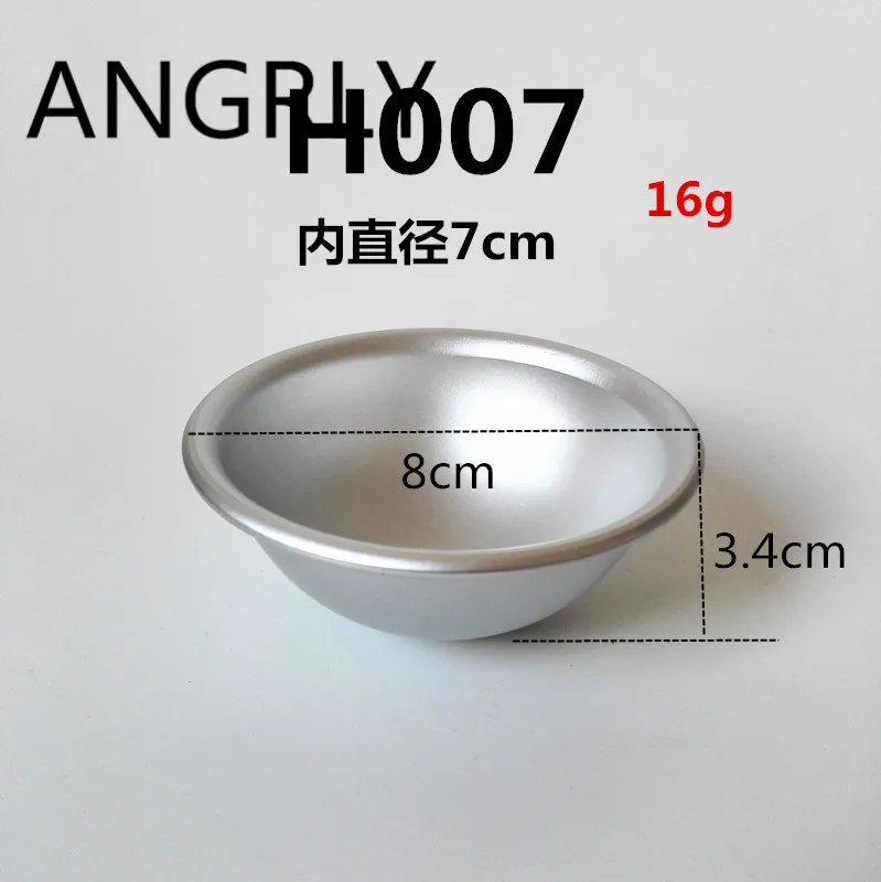 ANGRLY 2pcs Aluminium alloy Baking Mold Snow Niang Little Cake Nuomici Confectionery Round Stand | Дом и сад