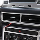 Подходит для Volkswagen VW T-cross Tcross 2019 2020 2021 Автомобильная Стайлинг консоль решетка вентиляции отделка наклейки украшение крышка аксессуары