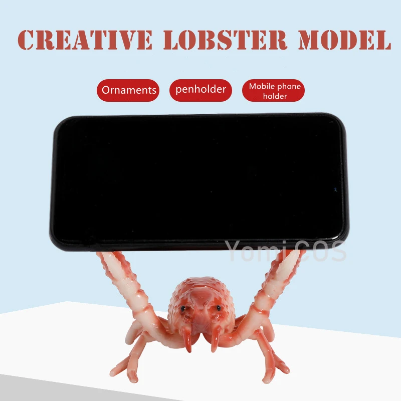 

Новинка креативная Милая модель Омаров держатель для ручек с тяжелой атлетикой стеллаж для ручек подарок канцелярские товары 4 цвета большой размер