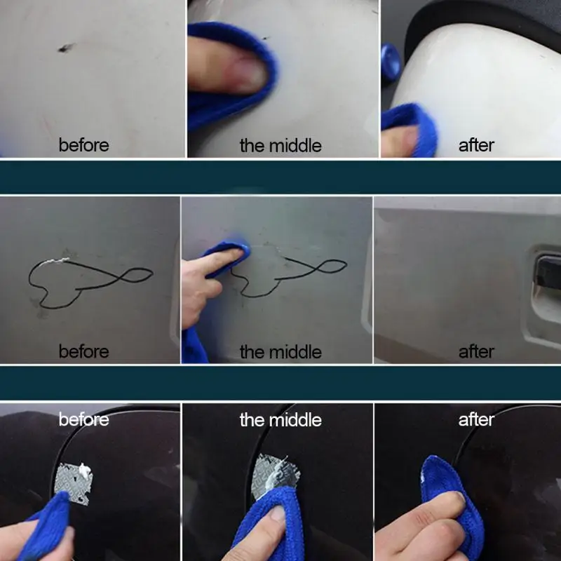 1/2/3 Pcs Blue Bottle Car Polish Paint Scratch Repair Agent Polishing Wax Remover Care Maintenance | Автомобили и мотоциклы