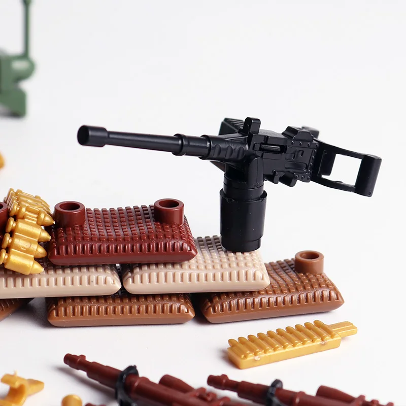 Oenux, новинка, 6 шт., WW2, мини, США, армейский солдат, фигурка, военный строительный блок, набор, WW2, военная модель оружия, MOC, кирпичная игрушка для детей