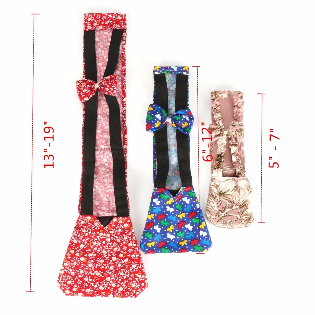 3 размера физиологические штаны для домашних животных регулируемые трусики