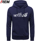 Худи REM Fashion Cool Evolution, мотоботы, мотоциклы, повседневные толстовки, свитшоты