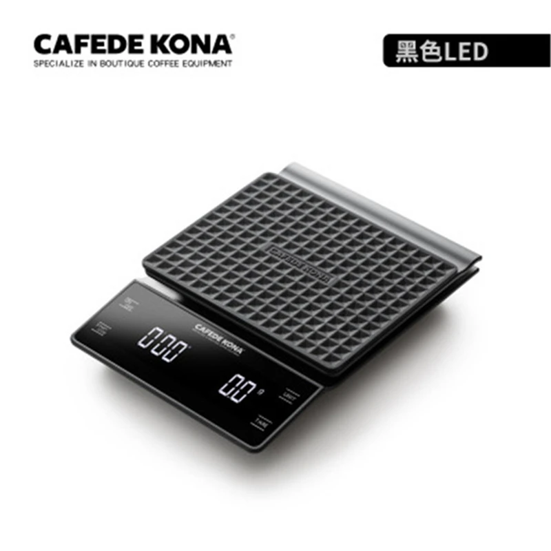 Капельные весы для кофе CAFEDE KONA с таймером электронные точные кухонные 3 кг/0 1 г