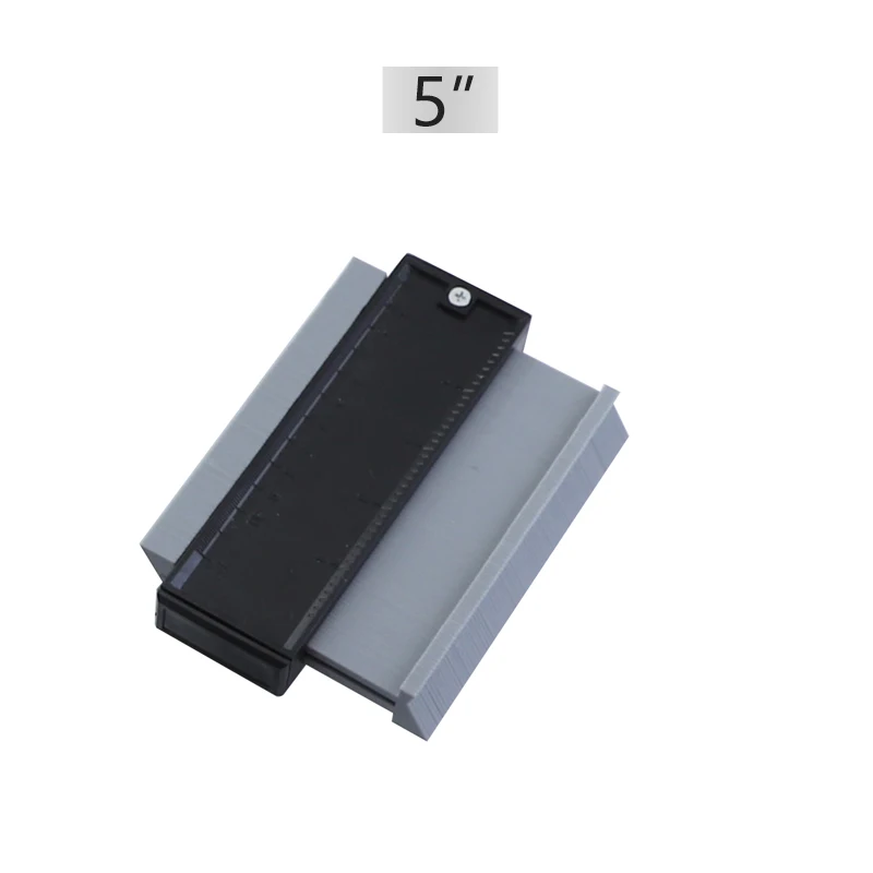 5 inch Контурный Калибр 5 10 20 дюймов ABS контурный Дубликатор шаблоны для деревянного плиточного профиля измерительные инструменты Деревообработка - Цвет: 5 inch