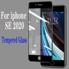 Закаленное стекло с полным покрытием для Iphone SE 2020, Защитная пленка для экрана Se2020, Защитное стекло для Iphone SE 2020, стеклянная Передняя пленка