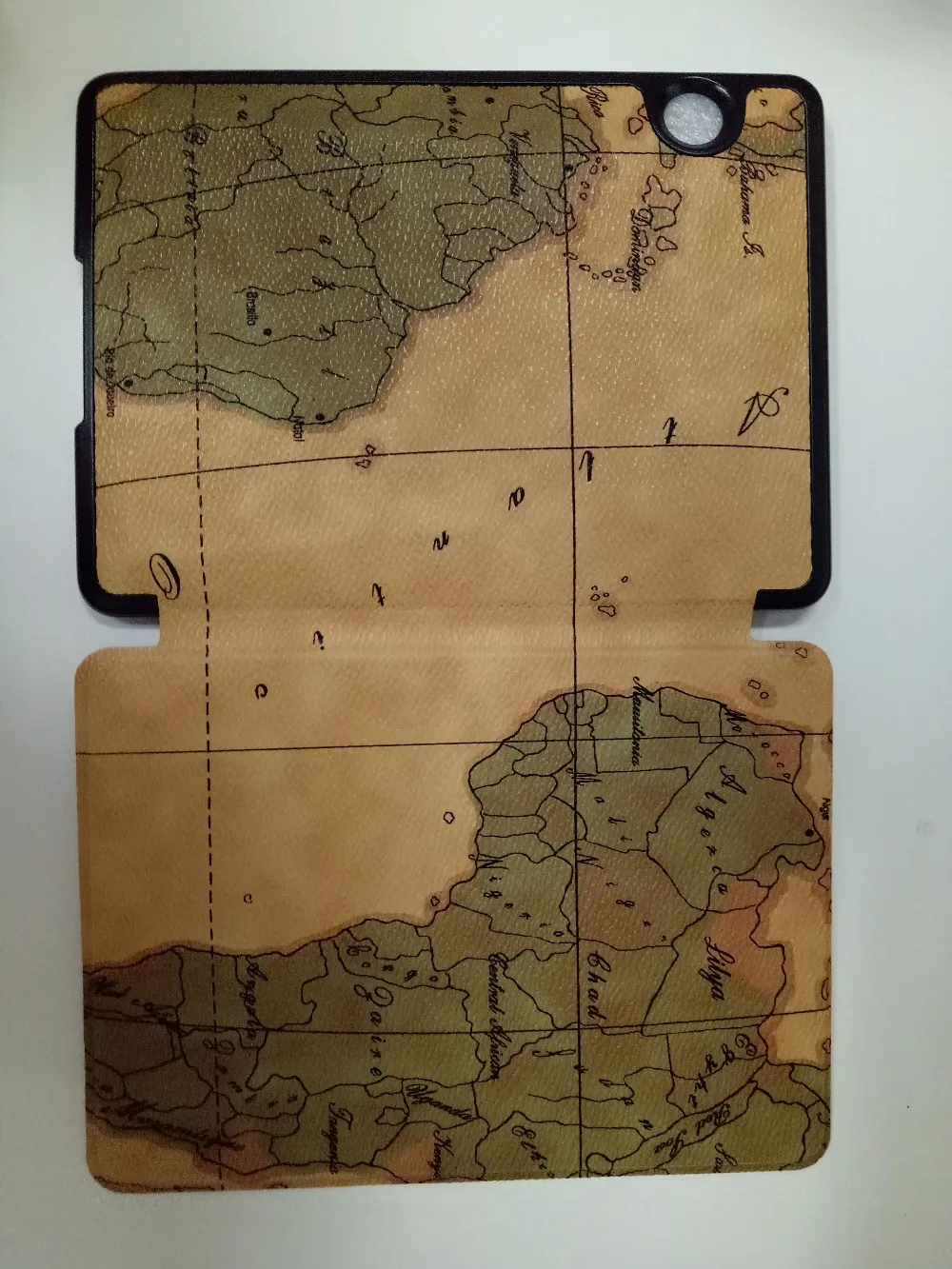 Чехол для Amazon Kindle Voyage Ультратонкий чехол из искусственной кожи с рисунком карты 6