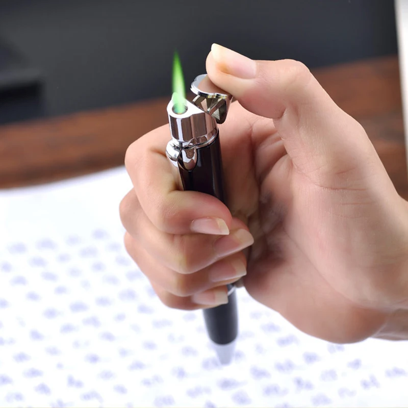 Креативная подписная ручка фонарь карманная ультратонкая длинная полоса