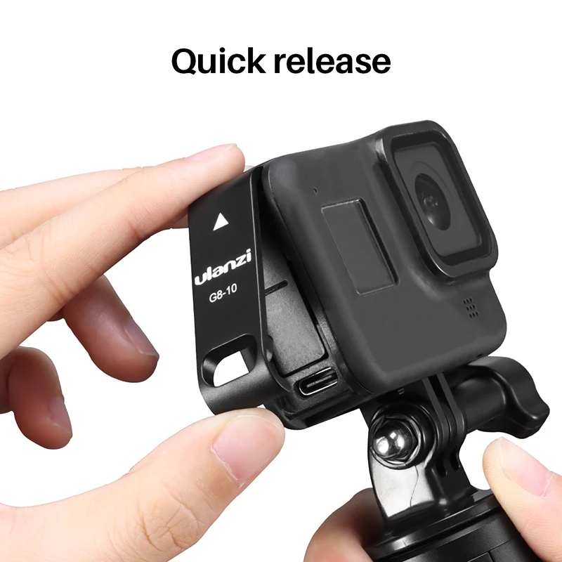 Ulanzi GP 10 Gopro 8 аксессуары пластиковый Vlog чехол для аккумулятора с зарядным портом