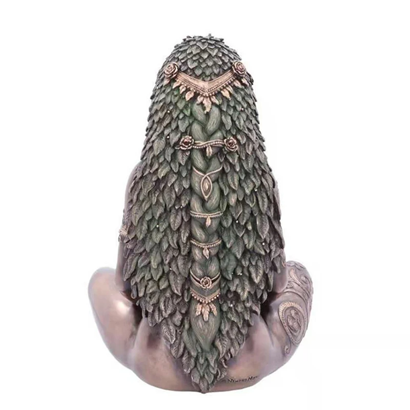 

Millennial Gaia Mother Earth Goddess Statue Art Figurine Garden Sculpture Home Ornament Mother Goddess Statue Garden Decoration