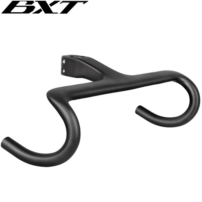 Скидка Полностью углеродный дорожный Интегрированный руль полностью Скрытый Кабель из углеродного волокна дорожный руль Bicicleta шоссейный гоночны...