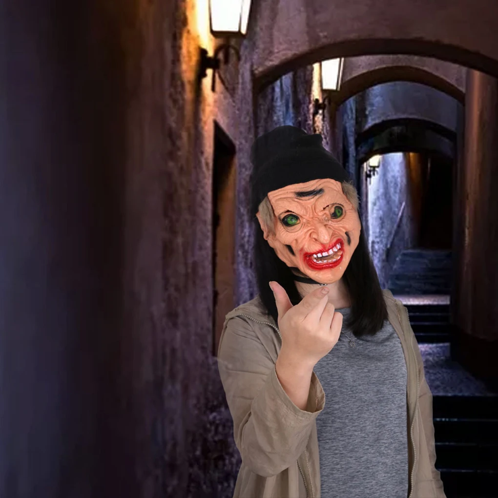 Новинка маска для Хэллоуина женщин и мужчин страшная полное лицо ужас фильм