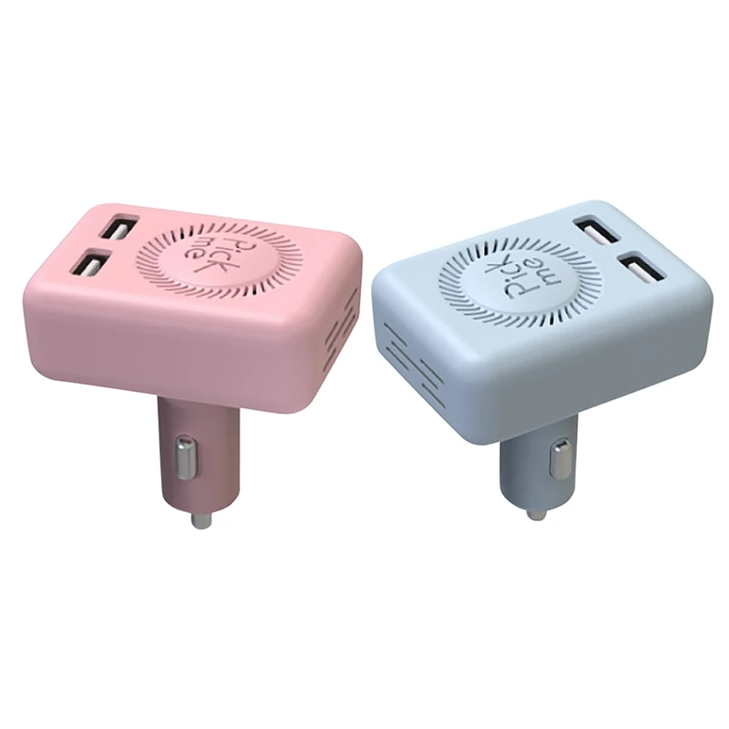 Автомобильный очиститель воздуха ионизатор с двойным USB портом 12 В|Очиститель в