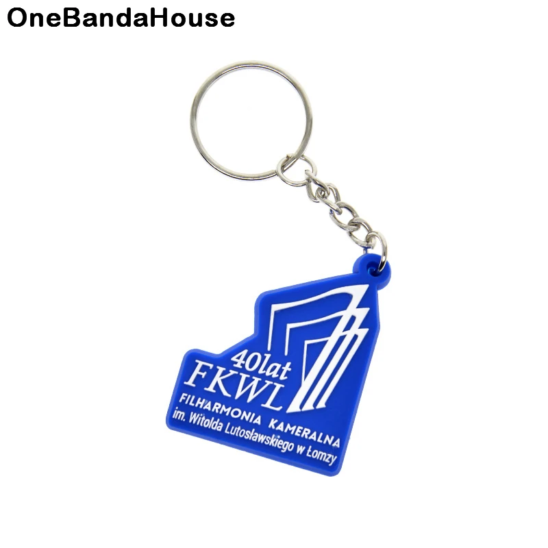 Изготовленные на заказ резиновые брелки из ПВХ для рекламных подарков от