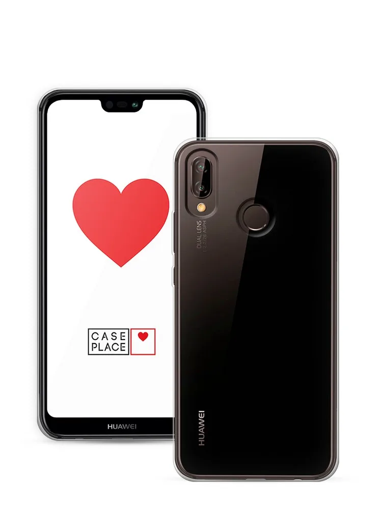 Силиконовый прозрачный чехол для Huawei P20 Lite Nova 3e защитный тонкий мягкий