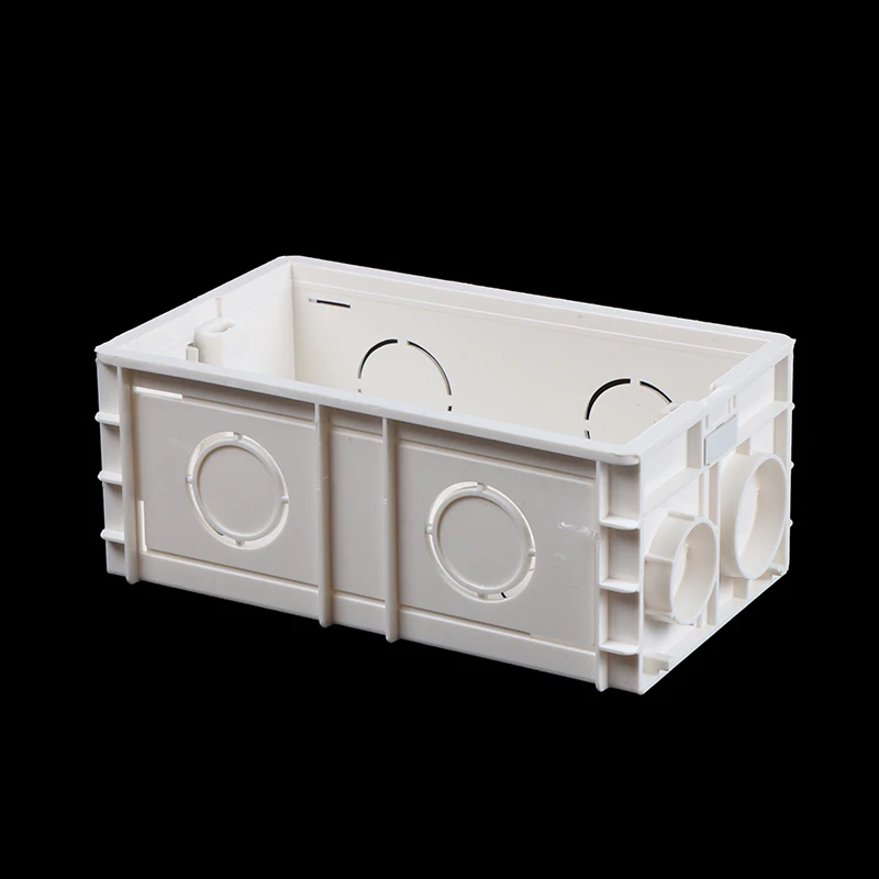

146 Standard Wallpad Universal White Wall Mount Box Socket Back Box
