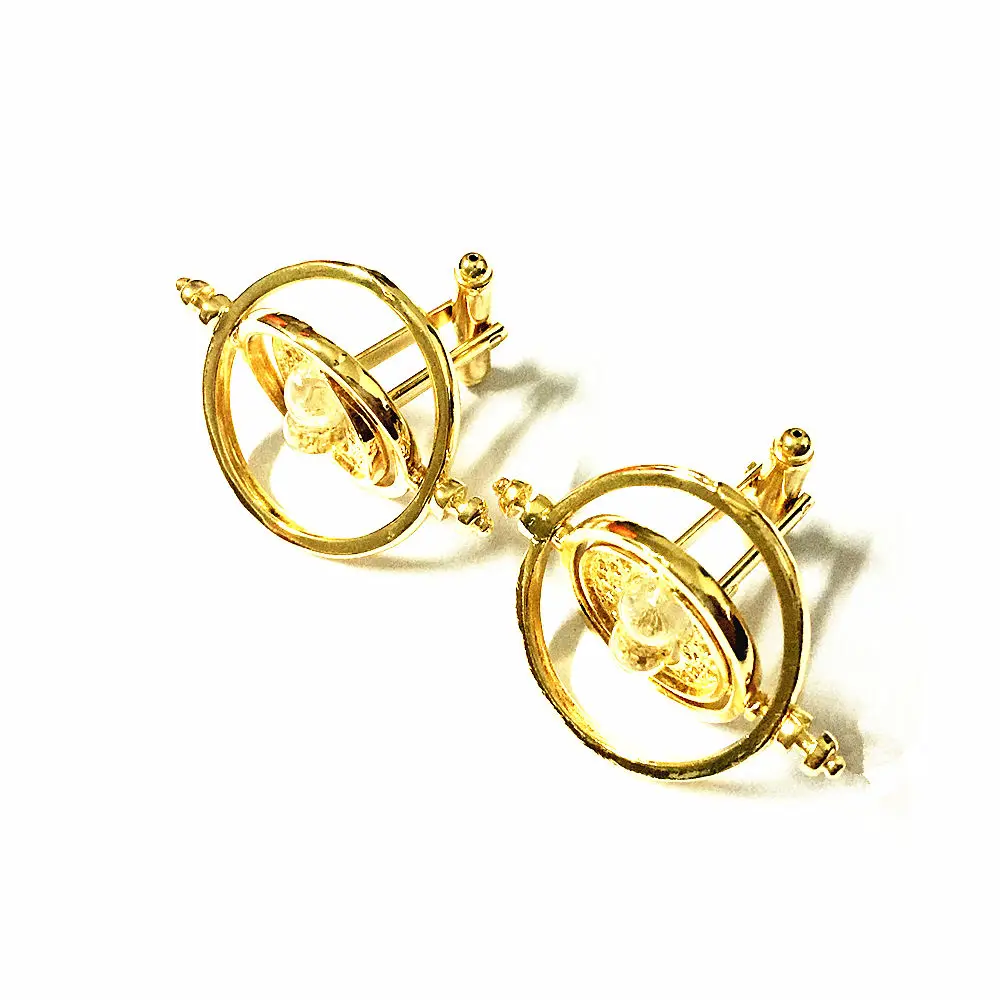 

Запонки с изображением Вселенной в стиле фильма, металлические песочные часы, Высококачественная подарочная коробка для ювелирных изделий