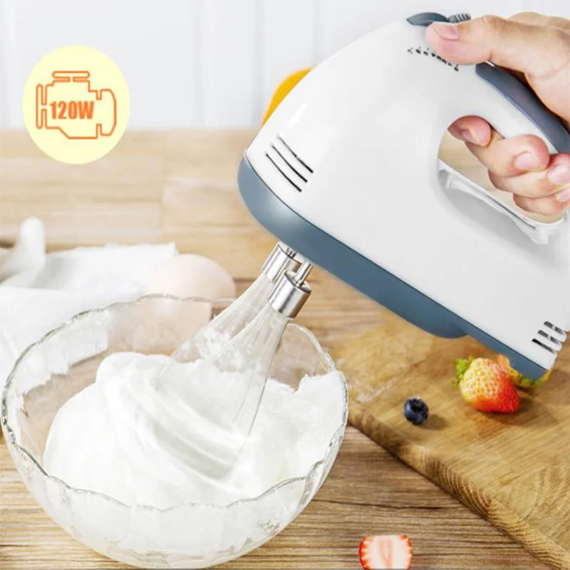 

110V/220V Mini 7 Speed Manual Electric Handheld Mixer Egg Beater Automatic Cream Food Cake Baking Dough Mixer Food Blender