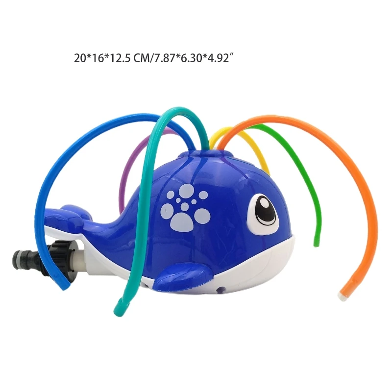 

Large Range Spray Toy Backyard Water Sprinkler Whale Shape Spaying Toy Water Blaster Toy Outdoor Water Play Summer Gift