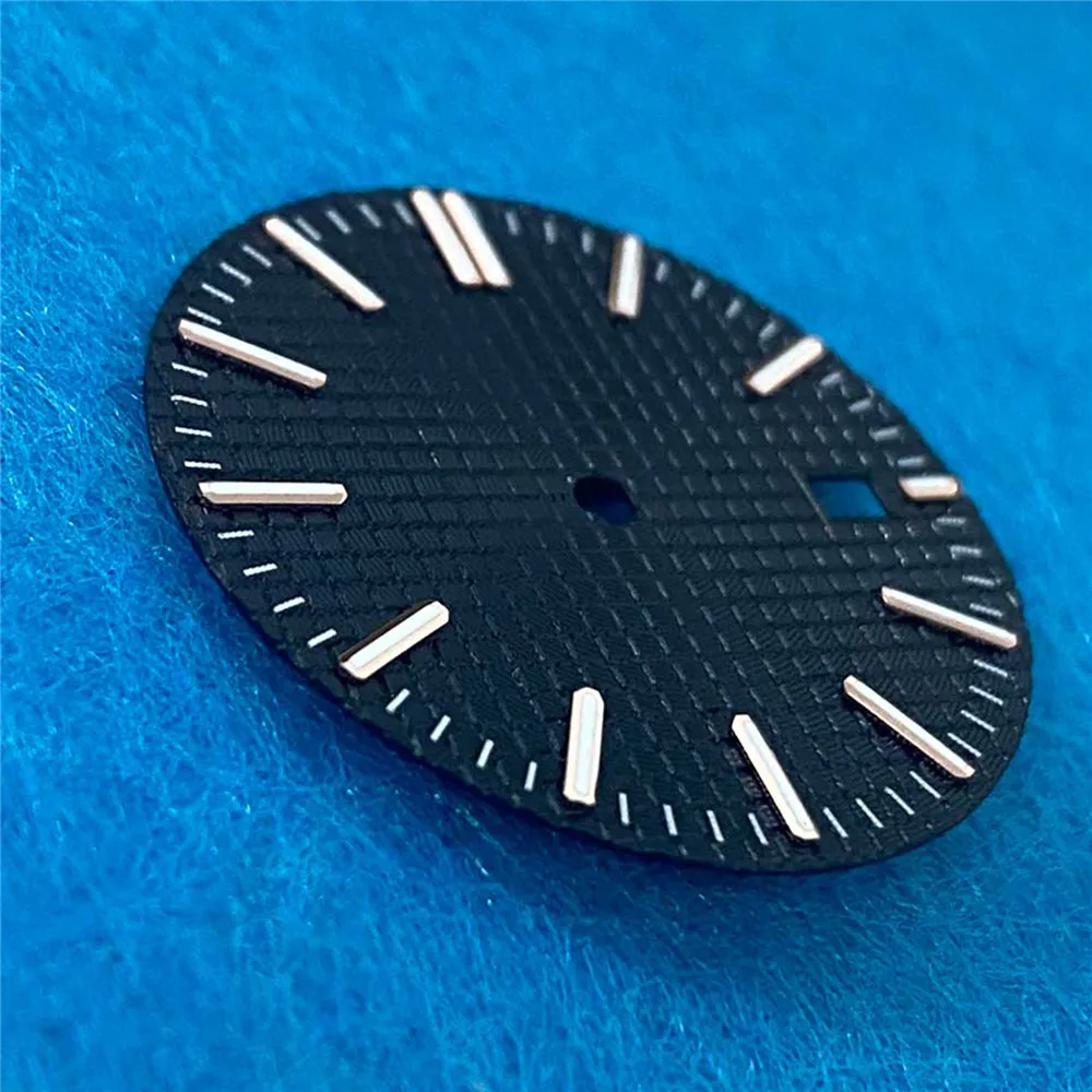 Сменный циферблат 28 5 мм для автоматического часового механизма NH35 NH36 зеленая