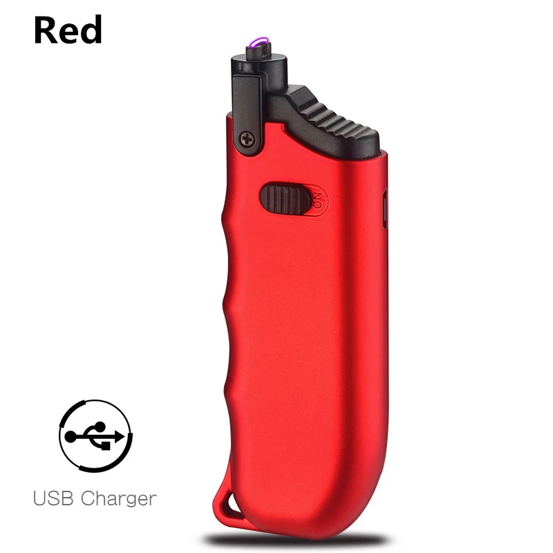 5,4 дюймов удлинительная электрическая зажигалка с подключением к USB ветрозащитная для кухни Женская плазменная дуговая Зажигалка для сигарет импульсные электронные турбо зажигалки