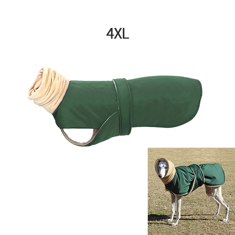 

Pet Clothes Outfit Vest Warm Dog Clothes Dog Coat Cold-Proof And Waterproof Green In Winter Sturdy For Cats Snowy Day Available