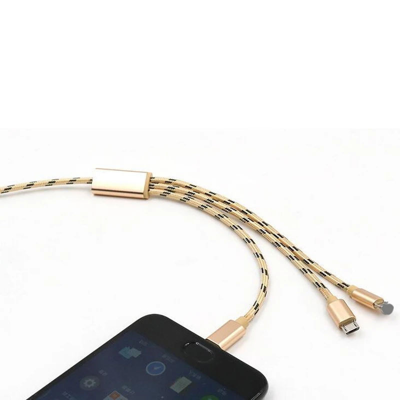 3в1 usb type C кабель micro usb usb type c Micro fast USB кабель type-c для iPhone XR 5 5s oneplus 6t Samsung s9 быстрая зарядка зарядка для айфона кабель кабель для зарядного устройства кабель для быстрой зарядки