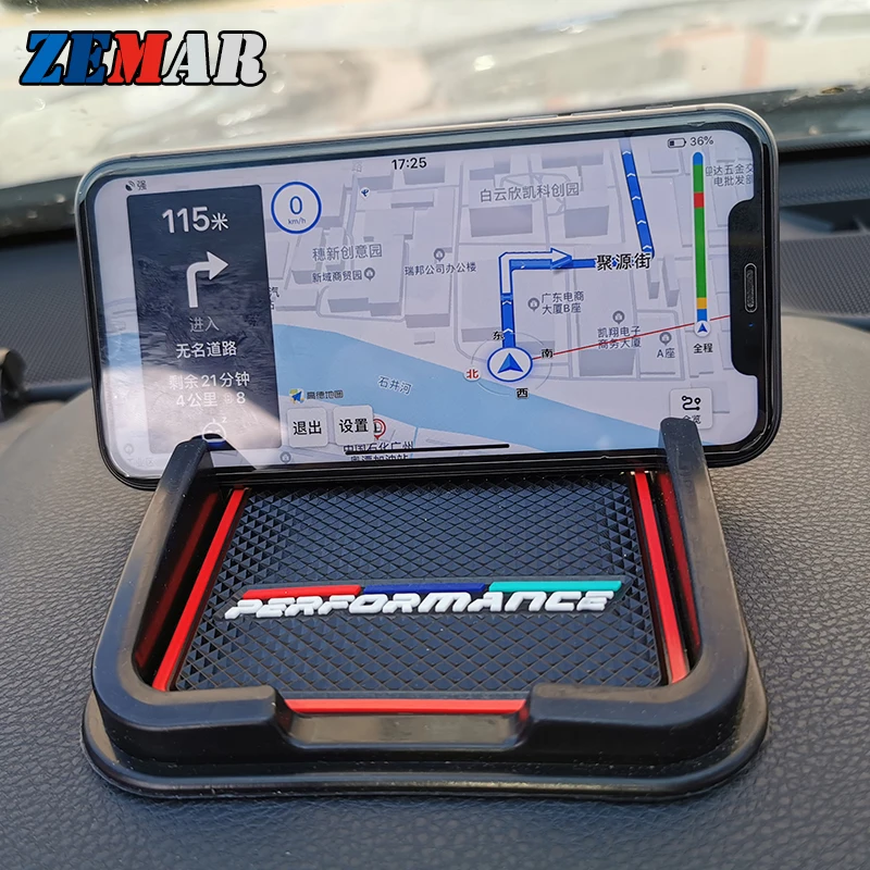 

Нескользящий автомобильный коврик, держатель для телефона для BMW E60 E39 E36 E46 E90 F30 F10 F20 X5 E70 E53 G30 E91 E92 M, аксессуары для интерьера