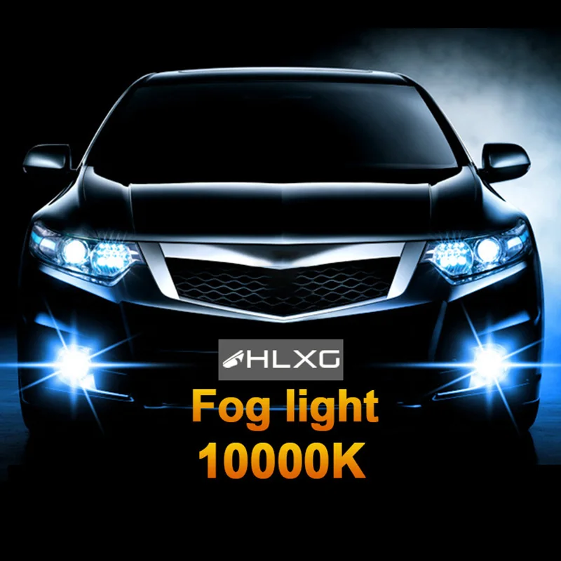 Hlxg 10000K H11 светодиодные противотуманные фары luces светодиодный ные Автомобильные