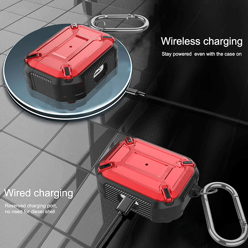 Защитный чехол для Air pods pro из ТПУ с защитой от падения Apple AirPods 3 2 аксессуары