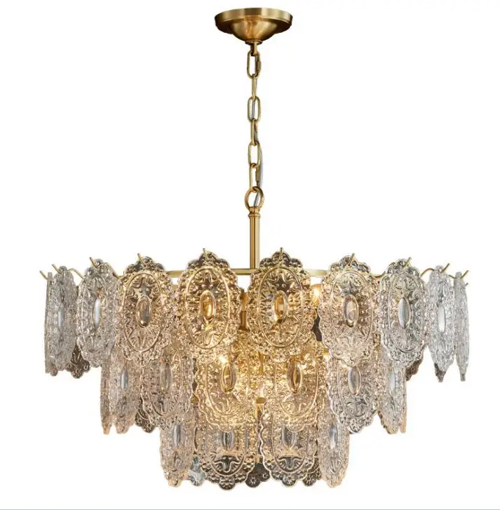 Современный K9 Кристальные круглой формы люстра элегантный подвесной Lamptassel