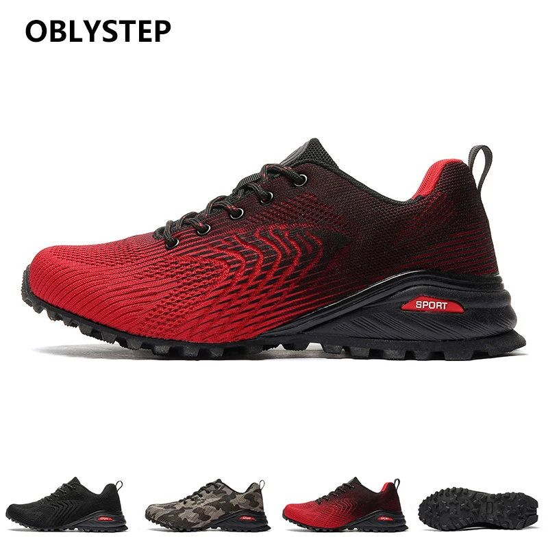

OBLYSTEP Men's Running Shoes Size 48 Sports Outdoor Non-slip Breathable 49