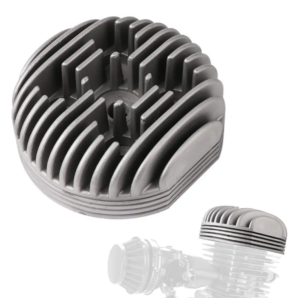 Новый 1 шт. серебристо серый гоночный CNC цикл головки цилиндра Замена Высокое