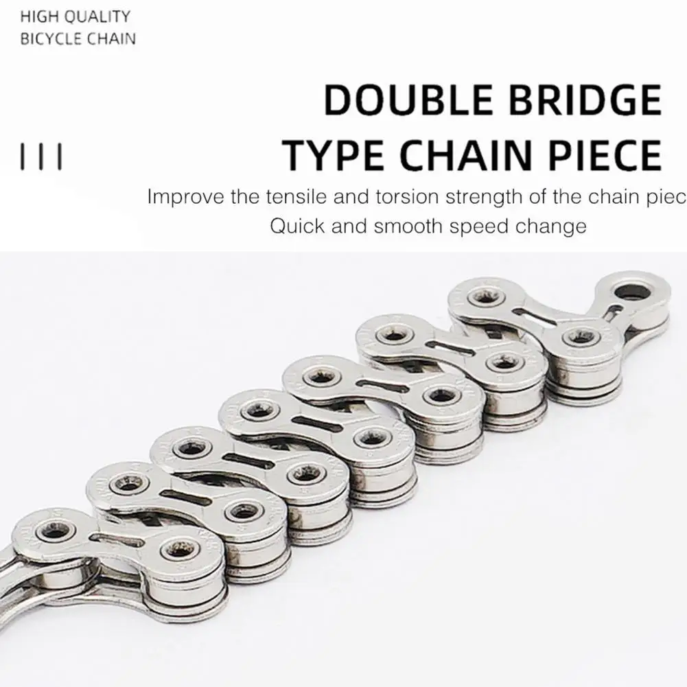

MTB Chain Premium Heat Resistant Stable Hollow Design Bike Chain Link Bike Supplies Road Bike Chain Bicycle Chain