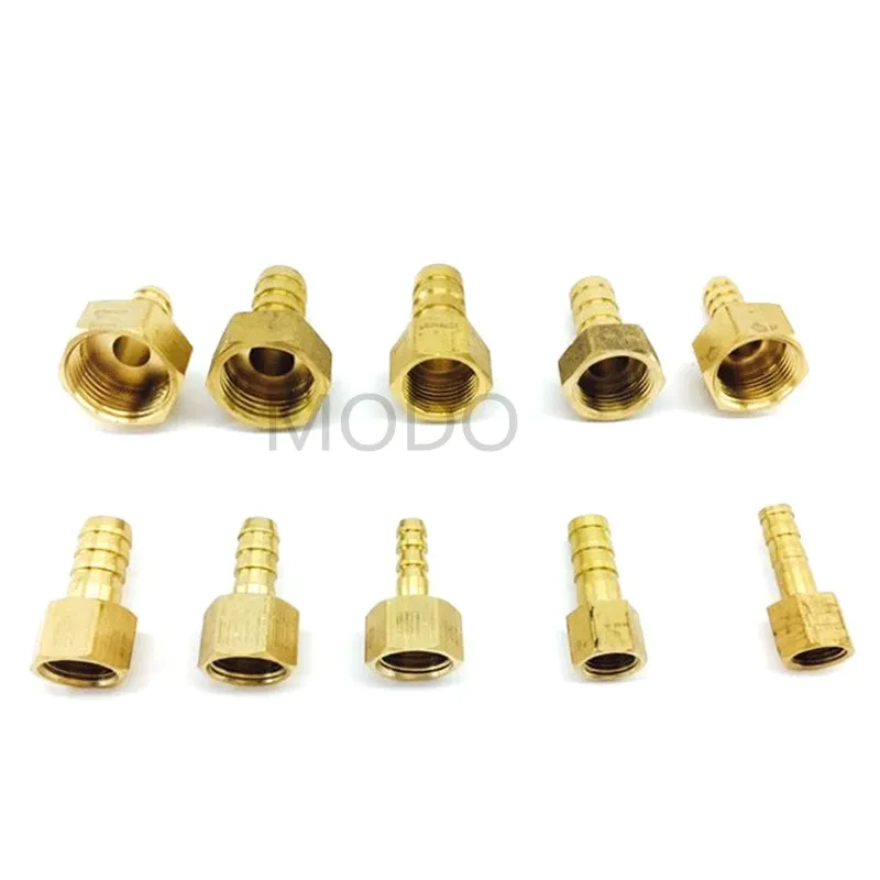 Соединитель медный BSP с внутренней резьбой 4 19 мм Хвостовик зазубриной 1/8 дюйма 1/4