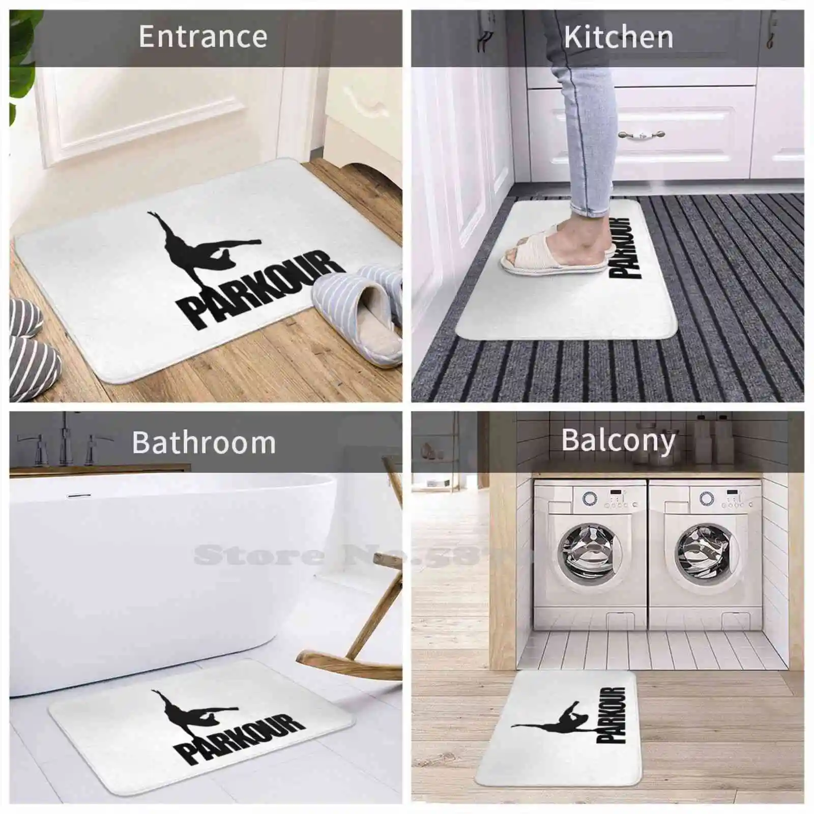 Parkour Comfortable Door Mat Rug Carpet Foot Pad Lion Ver2Ion Shop Music Urbanwear Young Boys Man Trap Rap Reggaeton Watch | Дом и сад