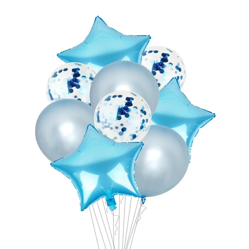 8 сезон первый день рождения гелиевые цифры шар Единорог украшения для вечеринки