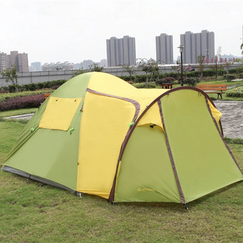 4 6 человек Открытый Кемпинг Водонепроницаемый Тент солнцезащитный тент один