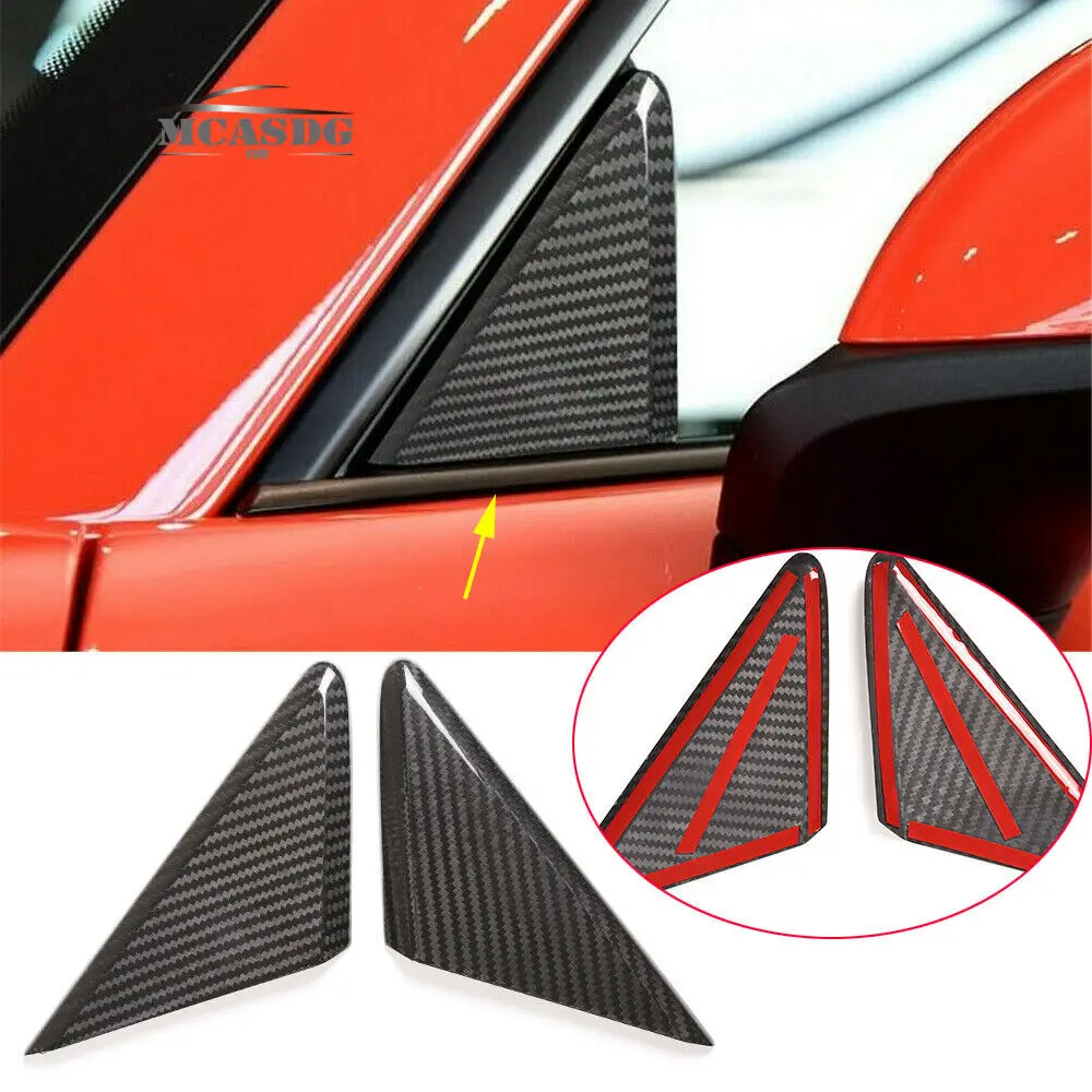 Передняя А стойка из углеродного волокна треугольная отделка подходит для Porsche 718