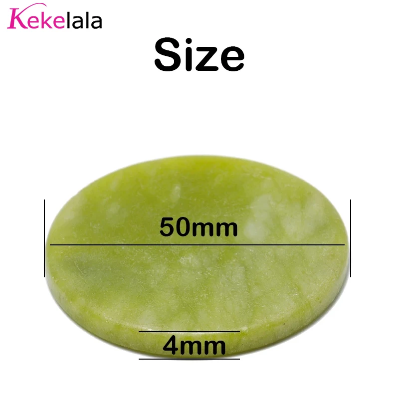 Kekelala 100pcs Eyelash Extension Glue Sticker Shim Paper Pads And Round Jade Stone Holder Set | False Eyelashes Accessories