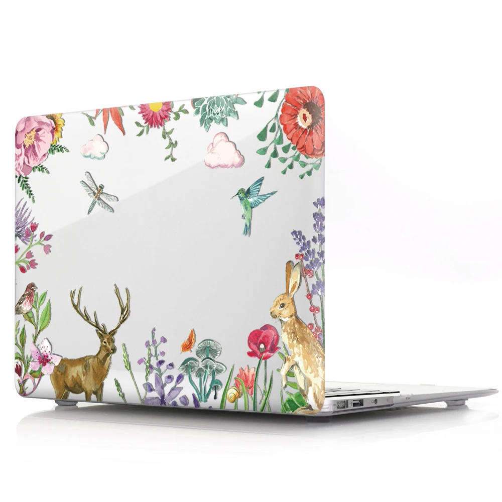

Print Laptop Case For Apple Macbook Air 11 13 Pro 12 13 15 16 Retina Touch Bar Shell Cover For New Macbook Pro 13.3
