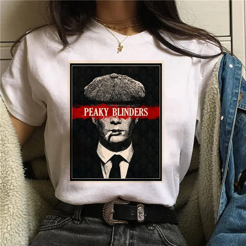 Peaky Blinders футболка большого размера Мужская/женская модная уличная одежда хип-хоп