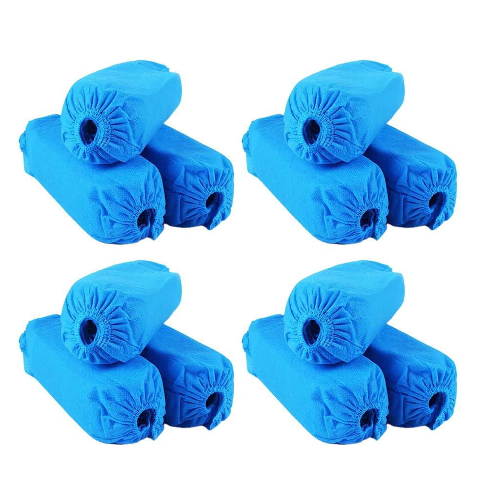 100 шт. одноразовые пылезащитные Нескользящие Чехлы для обуви 300 г 400 г|Бахилы| |