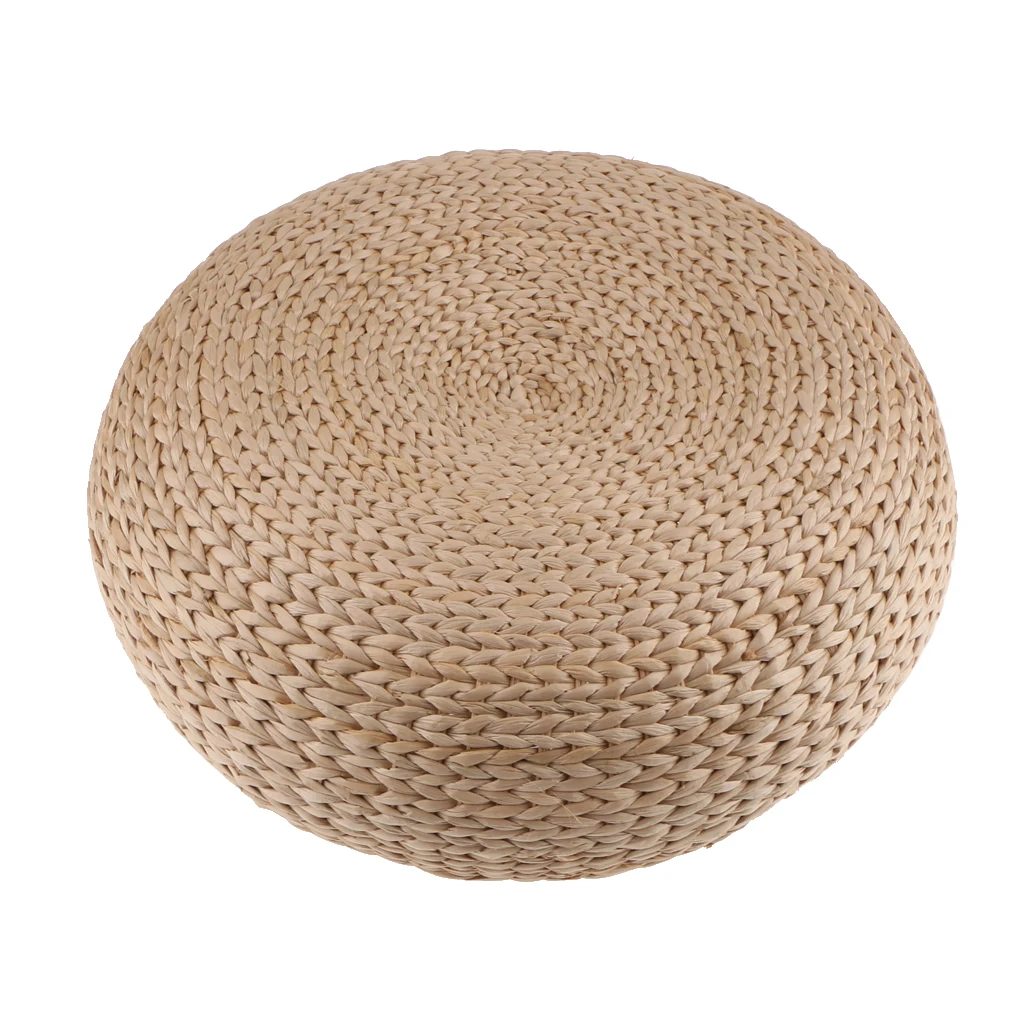 Japanese Style Handmade Straw Woven Seat Cushion Tatami Dia. 40cm (15.75') |
