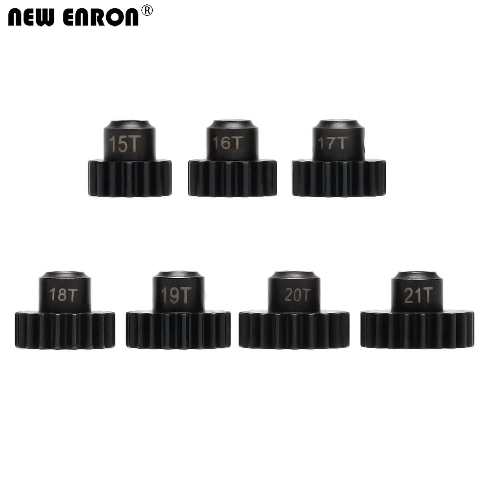 NEW ENRON Steel Pinion Gear 15T 16T 17T 18T 19T 20T 21T Teeth 1 Mod 5MM Shaft  #6491X FOR RC Traxxas XMaxx 77086-4 E-Revo