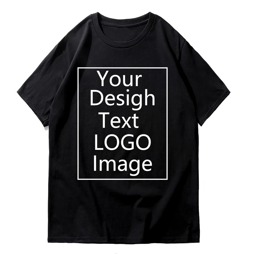 

EU Size 100% Cotton Custom T Shirt Make Your Design Logo Text T-Shirt Men Women Print Original Design High Quality Gifts Tshirts