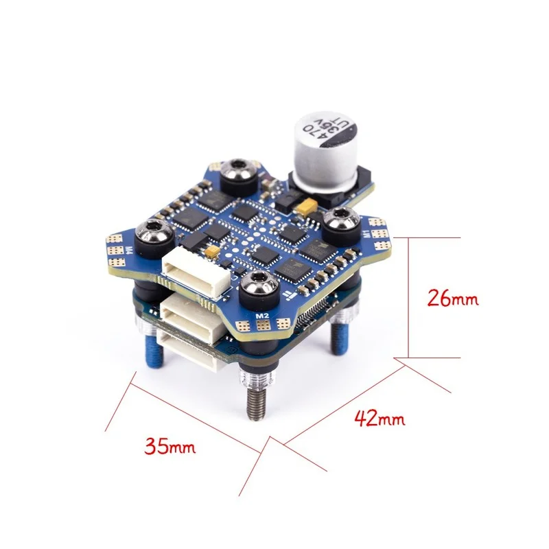 iFlight SucceX-E mini F4 35X42mm Flight Controller Stack Mini F4+55A E55S 2-6 ESC 4-in 1 Two-story Flying Tower for RC FPV Drone enlarge