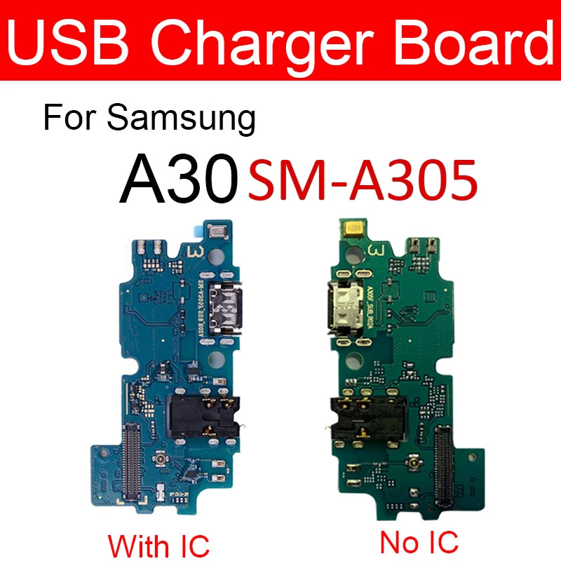 Usb зарядное устройство Jack Prot Board для Samsung Galaxy A30 SM A305F Chargring Plug Dock запасные части